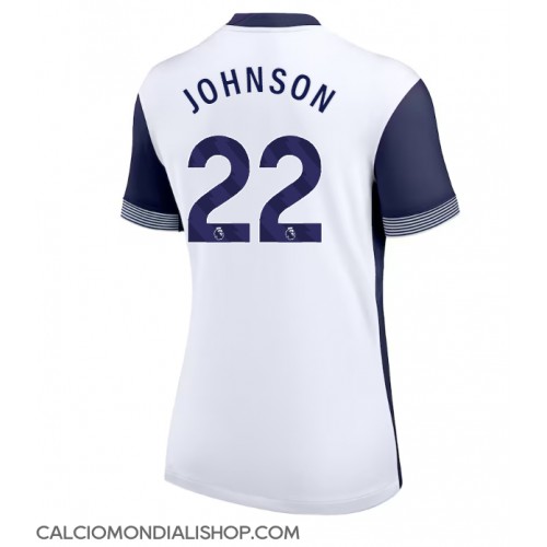 Maglie da calcio Tottenham Hotspur Brennan Johnson #22 Prima Maglia Femminile 2024-25 Manica Corta